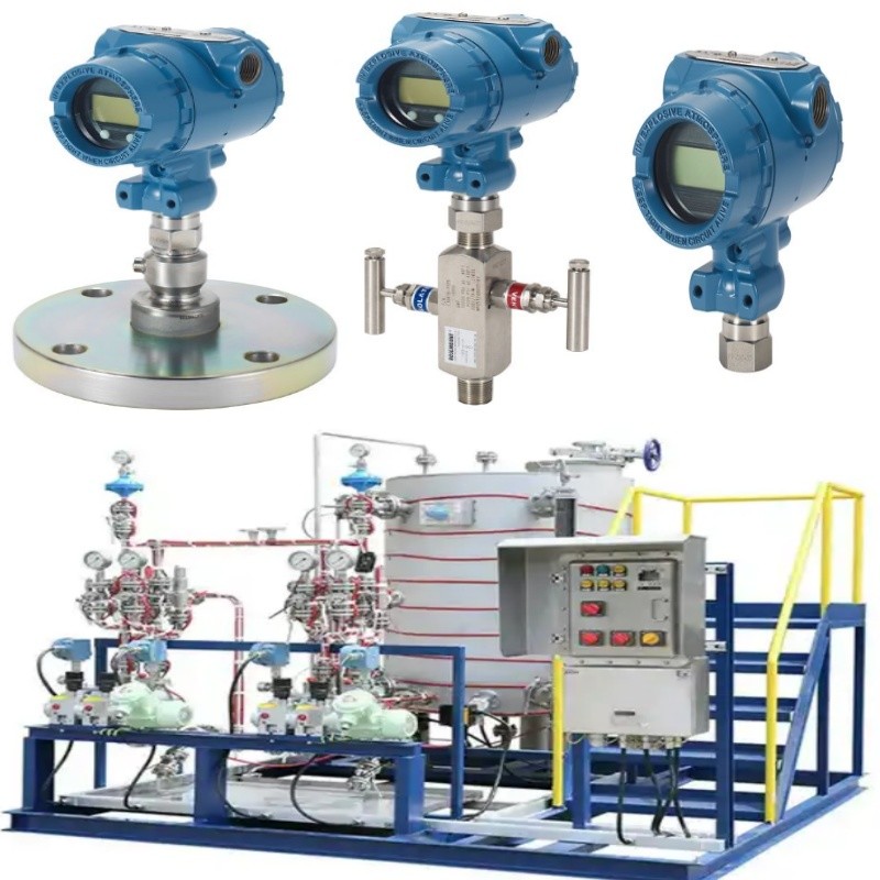 로즈마운트 R306/306 직선 복사체 1199/1299 대막 밀폐 시스템 및 2088 가이드 / 절대 압력 송신기