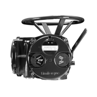 밸브용 limitorque QX 전동 액추에이터는 Fisher EZ 밸브 본체와 함께 작동합니다.