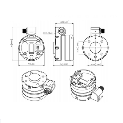 온로봇 로봇 그리퍼와 UR 코봇을 위한 온로봇 마법 QC SENSORS HEX-H QC HEX-E QC