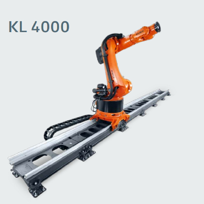 KUKA KR600 R2830 6 주축 산업용 로봇 용접 / 팔레타이징 로봇 KL4000 트렉 레일