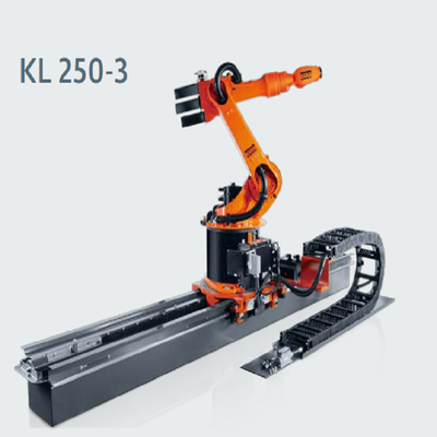 KUKA KR600 R2830 6 주축 산업용 로봇 용접 / 팔레타이징 로봇 KL4000 트렉 레일