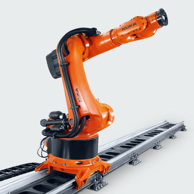 KUKA KR600 R2830 6 주축 산업용 로봇 용접 / 팔레타이징 로봇 KL4000 트렉 레일