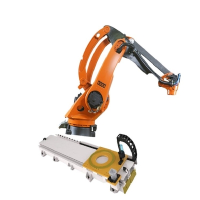 GBS 로봇 철도와 KR 40 PA 4 AX 팔레타이징 쿠카 로봇 팔 화물 40KG