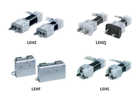 SMC 전기 그리퍼 2-손가락 타입 LEHF 협력적 로봇과 ABB 고파 CRB15000 코봇