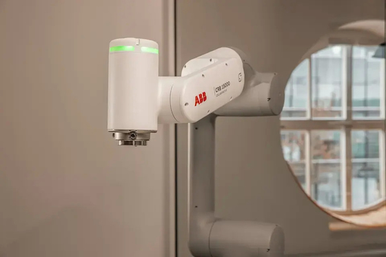 SMC 전기 그리퍼 2-손가락 타입 LEHF 협력적 로봇과 ABB 고파 CRB15000 코봇