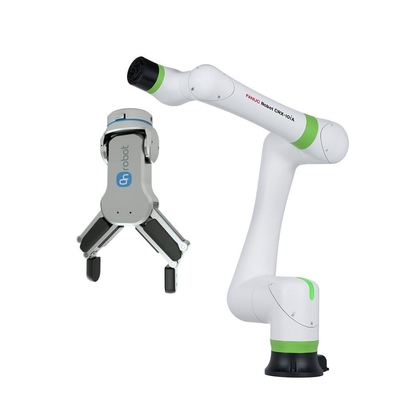 온로봇 RG2 RG6 로봇 그립퍼와 화낙 골라내어 붙이기 코봇 CRX-10iA 협력적이 로봇
