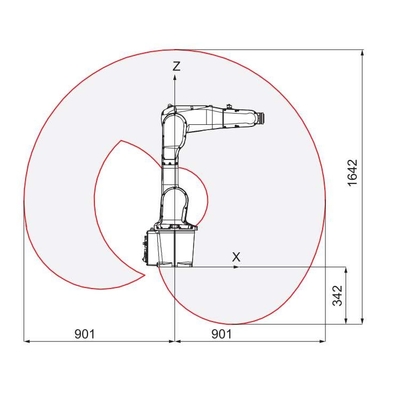 미니 로봇 팔 6 축 ABB IRB 1200 CNGBS 로봇 접착기 로봇 자동화 처리