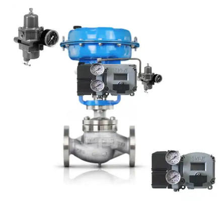 Masoneilan Pneumatic 스마트 포지셔너와 함께 Pneumatic 제어 밸브
