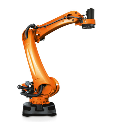 KUKA 팔레티징 로봇 KR 240 R3200 PA CNGBS 가이드 레일로 자동 팔레티제 산업 로봇 팔