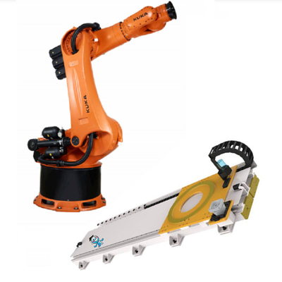 KUKA KR 240 R3330 CNGBS 선형 가이드 레일로 자동 기계 유료물 240kg 로봇 팔