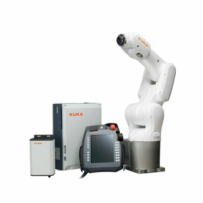 KUKA 코봇 KR 4 R600 픽 앤 플래시 머신으로 온로봇 그립퍼를 취급하기 위해