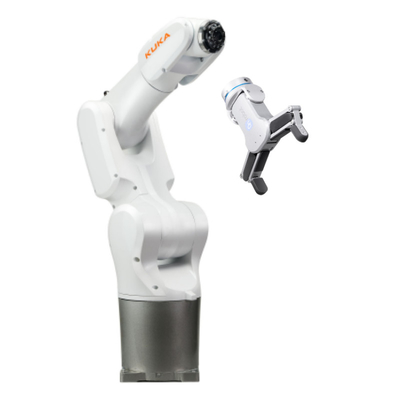 KUKA 코봇 KR 4 R600 픽 앤 플래시 머신으로 온로봇 그립퍼를 취급하기 위해