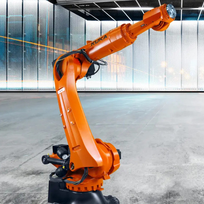 KUKA KR 210 R2700 엔진 조립을 위한 CNGBS 선형 가이드와 함께 산업용 로봇을 선택 및 배치