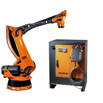팔레팅 로봇 팔 5 축 Kuka KR 180 PA CNGBS 로봇 안내 레일로 팔레팅 로봇
