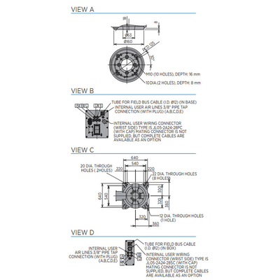 산업용 로봇 야스카와 MPL160II 로보틱 팔 160KG 유료 화물