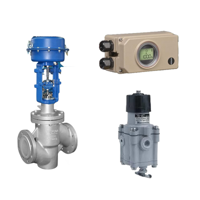 하드 통신과 함께 Pneumatic 제어 밸브 삼슨 전자 Pneumatic 3730-3 포지셔너와 Masoneilan 78-40 필터