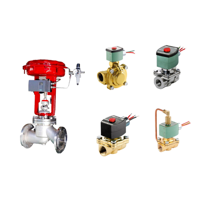 중국의 유명한 Masoneilan SVI2-21123121 포지셔너와 ASCO 전자기 밸브와 함께 Pneumatic 제어 밸브