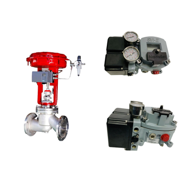 중국의 유명한 Masoneilan SVI2-21123121 포지셔너와 ASCO 전자기 밸브와 함께 Pneumatic 제어 밸브