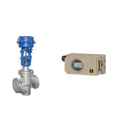 하드 통신과 함께 Pneumatic 제어 밸브 삼슨 전자 Pneumatic 3730-3 포지셔너와 Masoneilan 78-40 필터