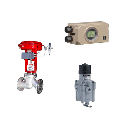 하드 통신과 함께 Pneumatic 제어 밸브 삼슨 전자 Pneumatic 3730-3 포지셔너와 Masoneilan 78-40 필터