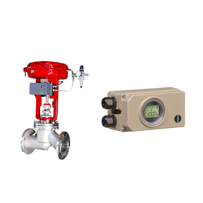 하드 통신과 함께 Pneumatic 제어 밸브 삼슨 전자 Pneumatic 3730-3 포지셔너와 Masoneilan 78-40 필터