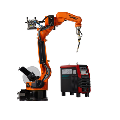 자동 용접 로봇 팔 SF6-C1400 1440MM 도달으로 용접 전구와 함께