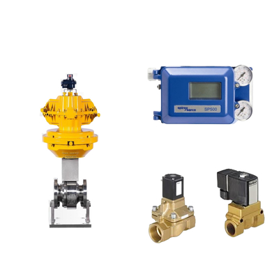 Pneumatic Spirax Sarco 스마트 밸브 포지셔너 SP500 그리고 버커트 전자기 밸브