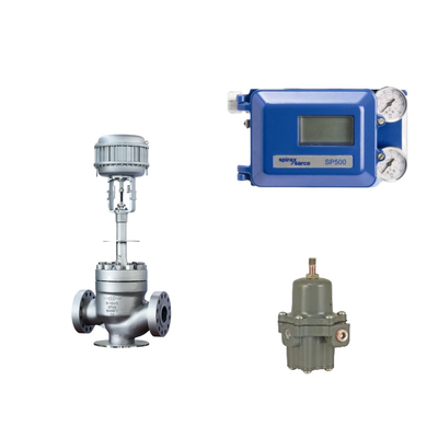 유명한 중국의 Pneumatic 밸브와 함께 Spirax Sarco 스마트 밸브 포지셔너 SP500 및 피셔 67CFR 필터 조절기