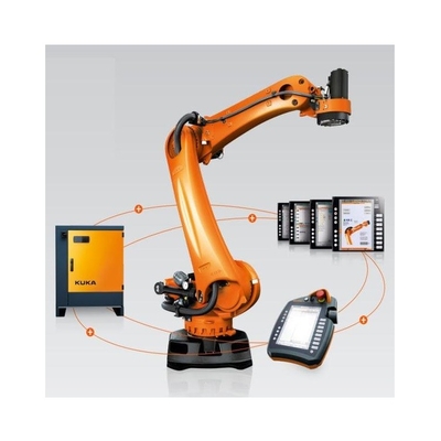 KUKA KR 180 R3200 PA 5 축 로봇 팔 180KG 유료 부하로 포장 기계로 팔레팅 로봇