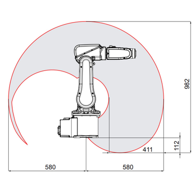 ABB IRB 120 6 축 산업용 로봇 팔