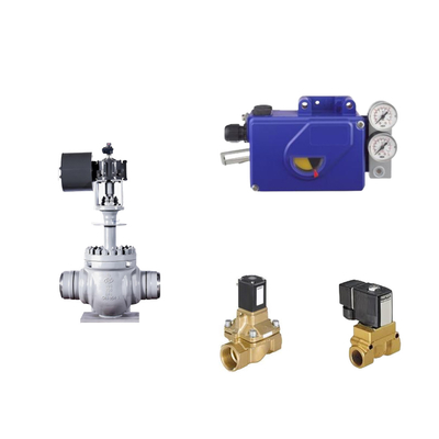 FOXBORO 밸브 스마트 포지셔너 SRD991 SRD981 Pneumatic 제어 볼 밸브 및 ASCO 또는 Burkert 소레노이드 밸브