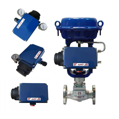 Pneumatic 액추에이터와 Azbil AVP100 AVP102 Pneumatic 스마트 밸브 포지셔너와 제어 밸브