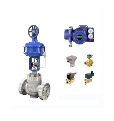 FOXBORO 스마트 포지셔너 SRD960 Pneumatic 제어 볼 밸브 및 Burkert 소레노이드 밸브