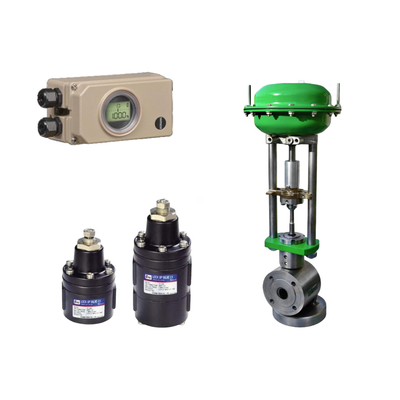 YT-400/405/430/435 시리즈 잠금 밸브와 삼슨 3730-3 밸브 포지셔너와 함께 중국 공기 제어 밸브