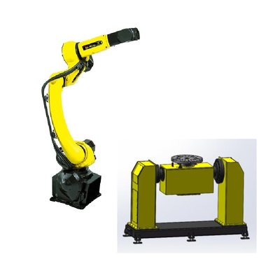 FANUC 로봇 M-10iD/12 6 축 산업 로봇 팔 CNGBS 용접 포지셔너와 함께 용접