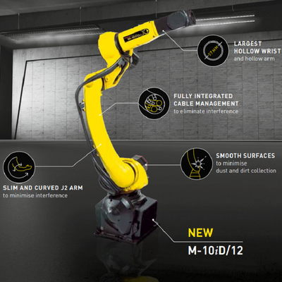 FANUC M-10iD/8L 6 축 로봇 팔로 웰딩 위치레이저와 함께 산업 로봇 판매