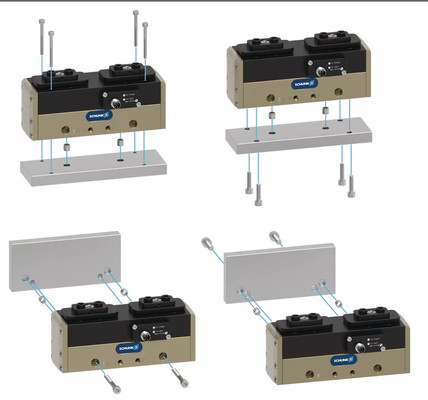 SCHUNK PHL 25-045 접착기 시스템 산업용 로봇 부품 500 N 닫기 힘
