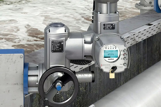 Auma 전기 액추에이터와 함께 Cinese 전기 밸브