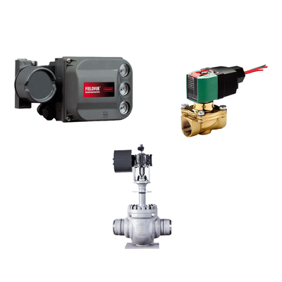 성능 진단 PD 단일 작용 FISHER DVC6200 디지털 밸브 컨트롤러와 ASCO 밸브와 제어 밸브