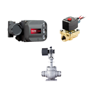 성능 진단 PD 단일 작용 FISHER DVC6200 디지털 밸브 컨트롤러와 ASCO 밸브와 제어 밸브