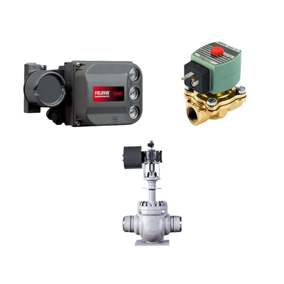 성능 진단 PD 단일 작용 FISHER DVC6200 디지털 밸브 컨트롤러와 ASCO 밸브와 제어 밸브