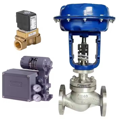 Wuzhong ATS Pneumatic 제어 밸브 67CFR 필터 조절기와 피셔 DVC2000 밸브 포지토너