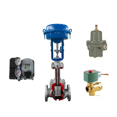 첨단 성능 제어 밸브 Masoneilan SVI II AP/ SVI 2 Pneumatic Actuator / 밸브 부분과 함께 디지털 밸브 위치기