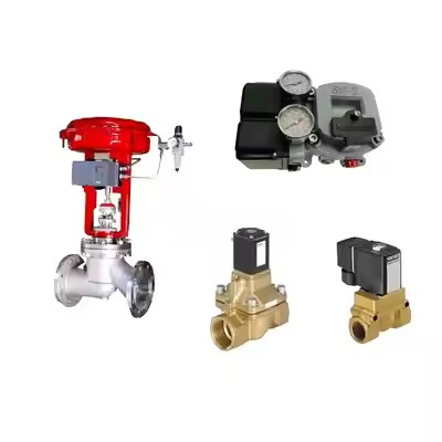 중국의 유명한 Pneumatic 제어 밸브와 함께 Masoneilan SVI2-21123121 포지셔너와 Burkert 5404 Solenoioid 밸브