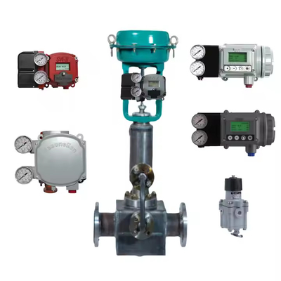 중국의 유명한 Pneumatic 제어 밸브와 함께 Masoneilan SVI2-21123121 포지셔너와 Burkert 5404 Solenoioid 밸브
