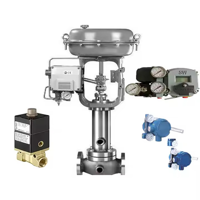 원본 및 새로운 Masoneilan SVI2-22113111 디지털 위치기 및 Burkert 0263 Pneumatic 솔레노이드 밸브 AZBIL AVP300/301/302 위치기