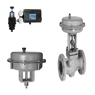 산슨 3241 밸브 밸브 및 3271 Pneumatic Actuator, 국내에서 생산된 고품질 밸브 포지셔너를 장착