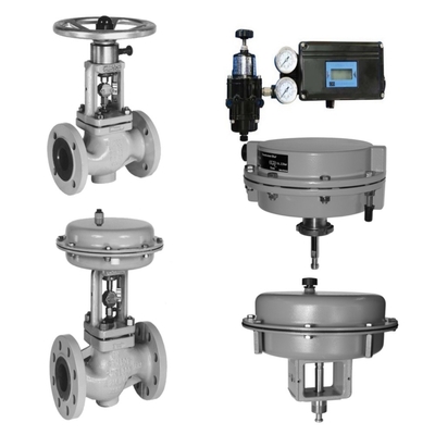 산슨 3241 밸브 밸브 및 3271 Pneumatic Actuator, 국내에서 생산된 고품질 밸브 포지셔너를 장착