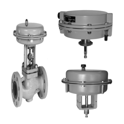 산슨 3241 밸브 밸브 및 3271 Pneumatic Actuator, 국내 생산 밸브 포지셔너를 장착