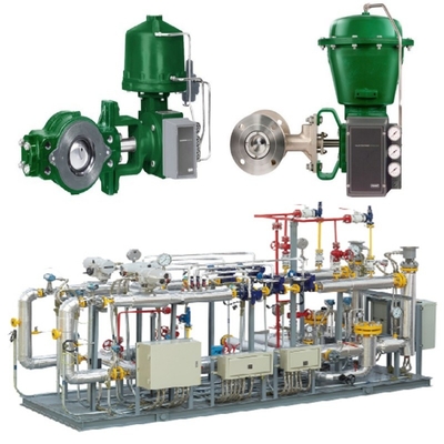 피셔 V250 제어 밸브와 함께 밸브 스위칭 스키드 1061 Pneumatic Actuator 3610/3620J/3620JP 밸브 위치 장